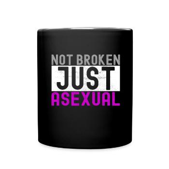 Asexual Ace - Full Colour Mug - black - Front
