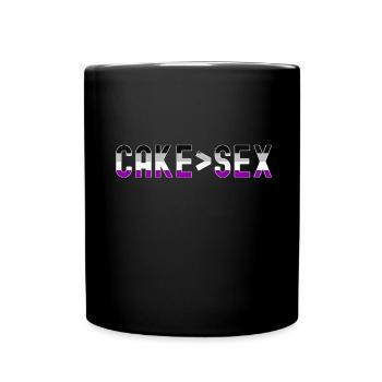 Asexual Ace - Full Colour Mug - black - Front
