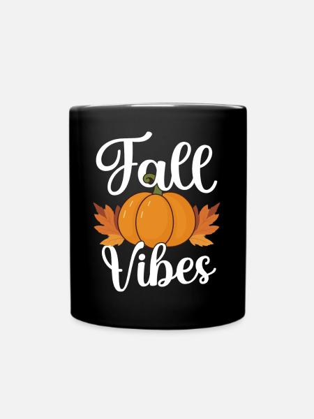 Autumn - Full Colour Mug - black
