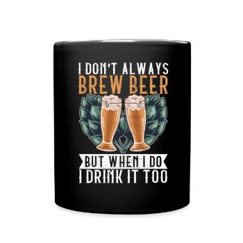 Beer Brewer Beer Brewing - Full Colour Mug - black - Front