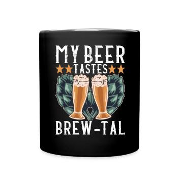 Beer Brewer Beer Brewing - Full Colour Mug - black - Front
