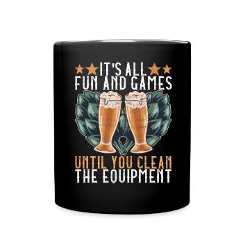 Beer Brewer Beer Brewing - Full Colour Mug - black - Front