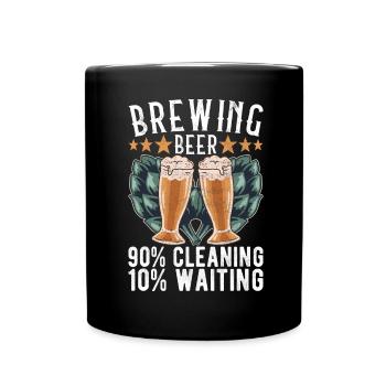 Beer Brewer Beer Brewing - Full Colour Mug - black - Front