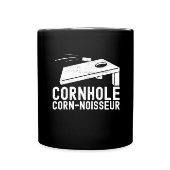 Cornhole Player Cornhole Board - Full Colour Mug - black - Front