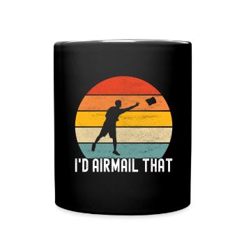Cornhole Player Cornhole Board - Full Colour Mug - black - Front