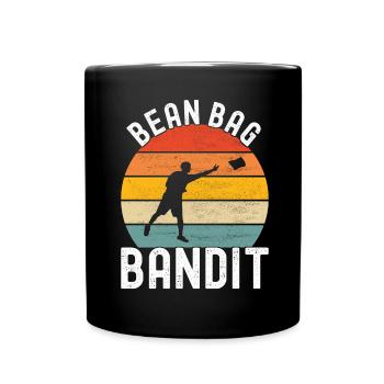 Cornhole Player Cornhole Board - Full Colour Mug - black - Front
