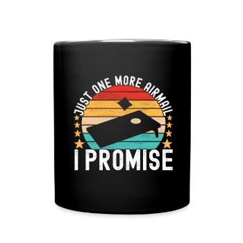 Cornhole Player Cornhole Board - Full Colour Mug - black - Front