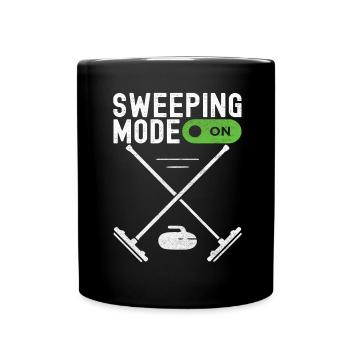 Joueurs de curling - Mug uni - noir - Devant