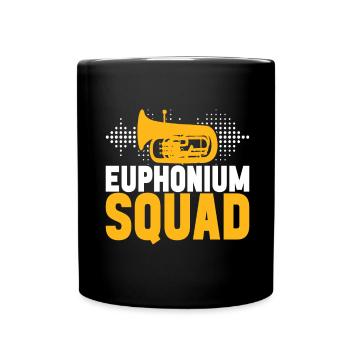 Euphonium Bariton Tenorhorn - Tasse einfarbig - Schwarz - Vorne