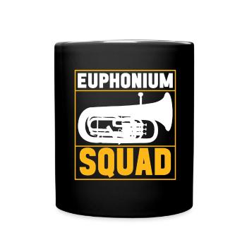Euphonium Bariton Tenorhorn - Tasse einfarbig - Schwarz - Vorne