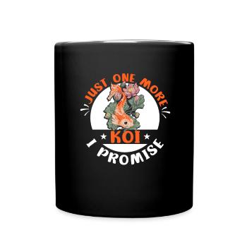 Koi Fish Japonais - Mug uni - noir - Devant