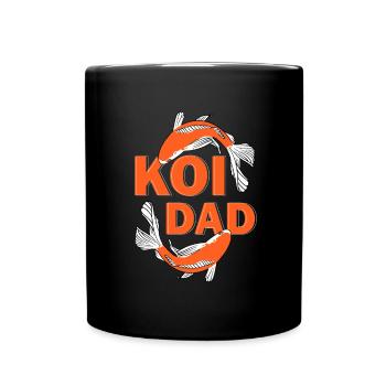 Koi Fish Japanese - Full Colour Mug - black - Front