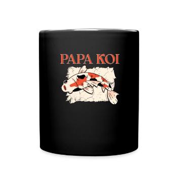 Koi Fish Japanese - Full Colour Mug - black - Front