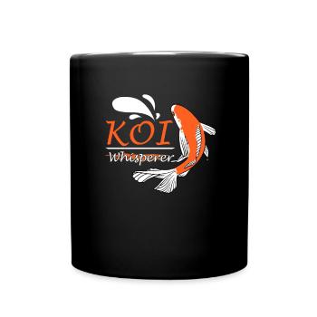 Koi Fish Japanese - Full Colour Mug - black - Front