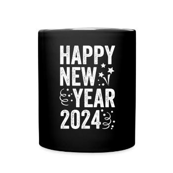Fête du Nouvel An Bonne année 2024 - Mug uni - noir - Devant