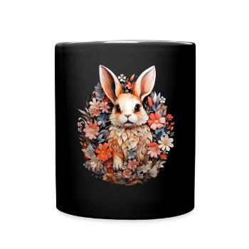 Hare - Full Colour Mug - black - Front
