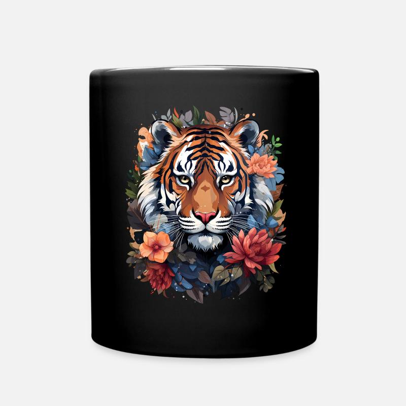 Tiger - Tasse einfarbig - Schwarz