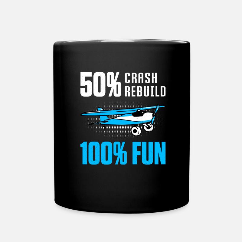 RC Avion RC Avion - Mug uni - noir