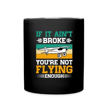 RC Avion RC Avion - Mug uni - noir - Devant