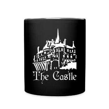 Das Weiße Schloss - Tasse einfarbig - Schwarz - Vorne