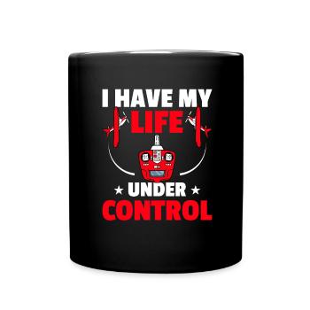 RC Avion RC Avion - Mug uni - noir - Devant