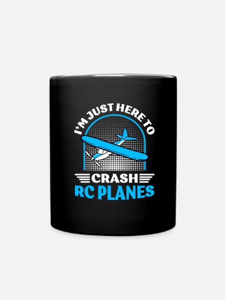 RC-Flugzeug RC-Flugzeug - Tasse einfarbig - Schwarz