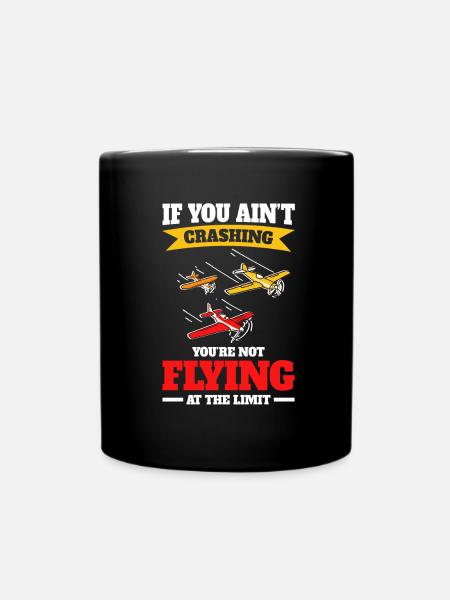 RC-Flugzeug RC-Flugzeug - Tasse einfarbig - Schwarz
