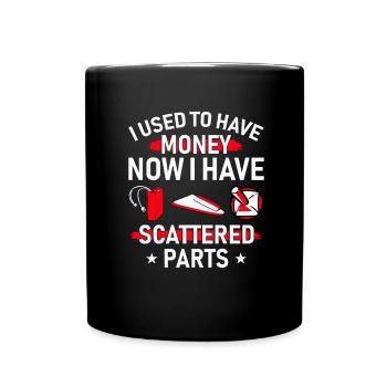 RC Avion RC Avion - Mug uni - noir - Devant