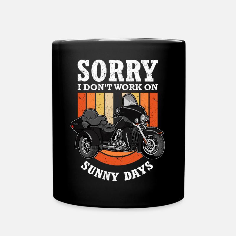 Trikefahrer Geschenke | Trike Triker Trikes Biker - Tasse einfarbig - Schwarz