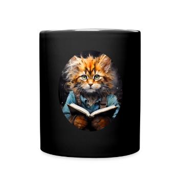 Chat - Mug uni - noir - Devant