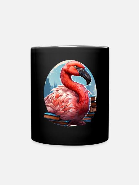 Flamingo - Tasse einfarbig - Schwarz