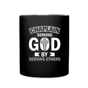 Prêtre de paroisse aumônier - Mug uni - noir - Devant