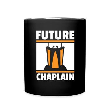 Prêtre de paroisse aumônier - Mug uni - noir - Devant
