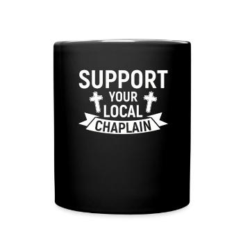 Prêtre de paroisse aumônier - Mug uni - noir - Devant