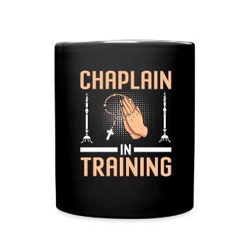 Prêtre de paroisse aumônier - Mug uni - noir - Devant