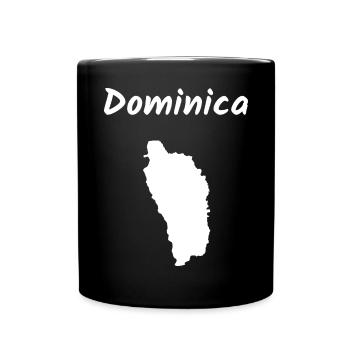 Dominica Karibik Insel Urlaub Idee - Tasse einfarbig - Schwarz - Vorne