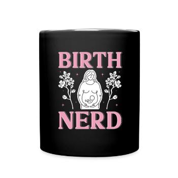 Doula infirmière sage-femme - Mug uni - noir - Devant