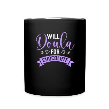 Doula infirmière sage-femme - Mug uni - noir - Devant