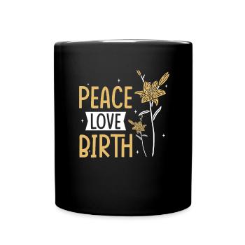 Doula infirmière sage-femme - Mug uni - noir - Devant