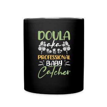 Doula Infirmière Sage-femme - Mug uni - noir - Devant