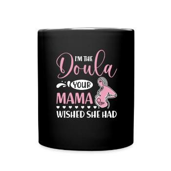 Doula infirmière sage-femme - Mug uni - noir - Devant