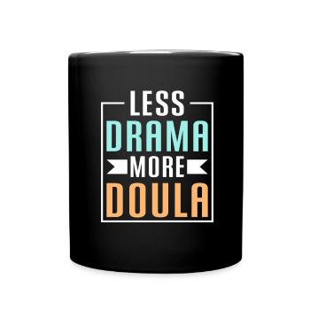 Doula infirmière sage-femme - Mug uni - noir - Devant