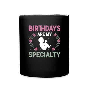 Doula infirmière sage-femme - Mug uni - noir - Devant