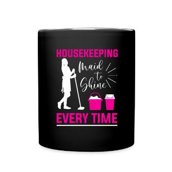 Week of Appreciation for Housekeeping - Full Colour Mug - black - Front