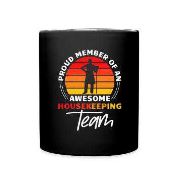 Semaine d’appréciation pour l’entretien ménager - Mug uni - noir - Devant