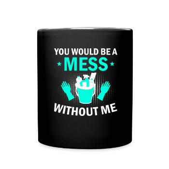Semaine d’appréciation pour l’entretien ménager - Mug uni - noir - Devant