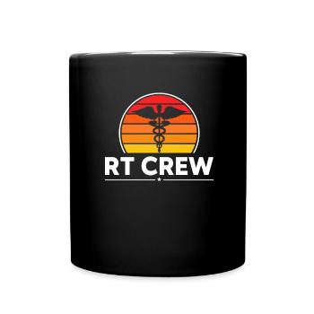 Respiratory Therapist Respiratory Therapy - Full Colour Mug - black - Front