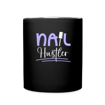 Nail Tech Manucure Technicienne des ongles - Mug uni - noir - Devant