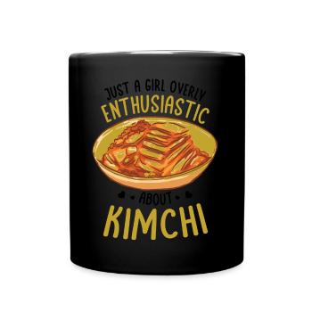 Kimchi Liebhaber Koreanische Küche Essen Geschenke - Tasse einfarbig - Schwarz - Vorne