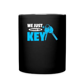 Nouveau propriétaire Propriétaire d’une maison Propriétaire d’une maison - Mug uni - noir - Devant